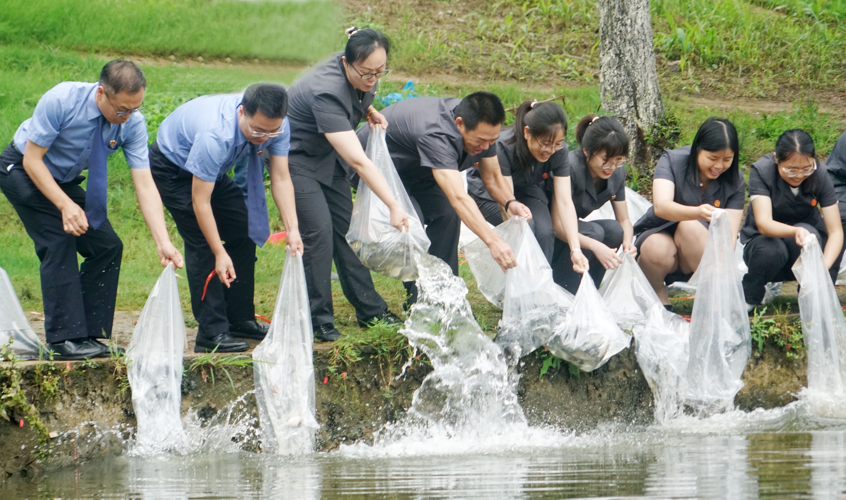 守护一江碧水 4.5万余尾鱼苗放流沩江